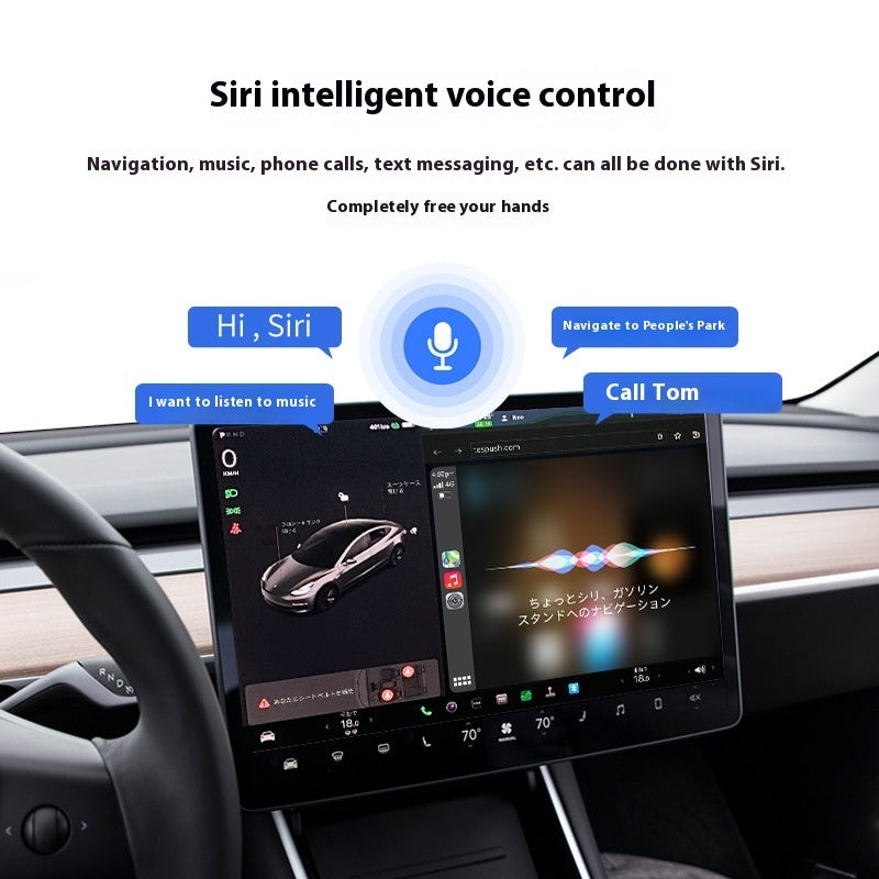 Carlinkit Applicable To Original Car Screen Upgrade Wireless Carplay Tesla Interconnection Box Androidauto